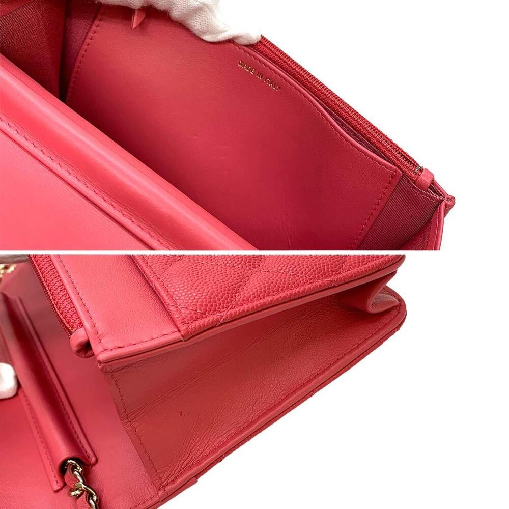 CHANEL Pink Caviar Leather Wallet - Picture 10 of 10